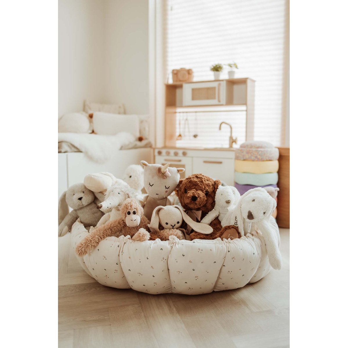 play&go - tapis d´éveil & cocon organic - moon ecru, PLAY ET GO