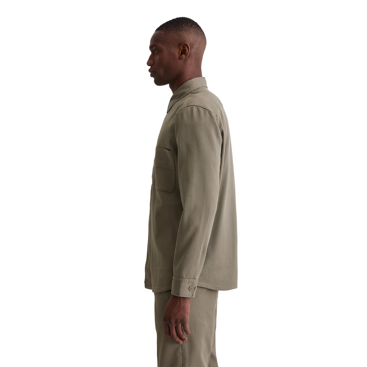 Surchemise en doux mélange de coton bio et de lyocell marron, MARC O'POLO