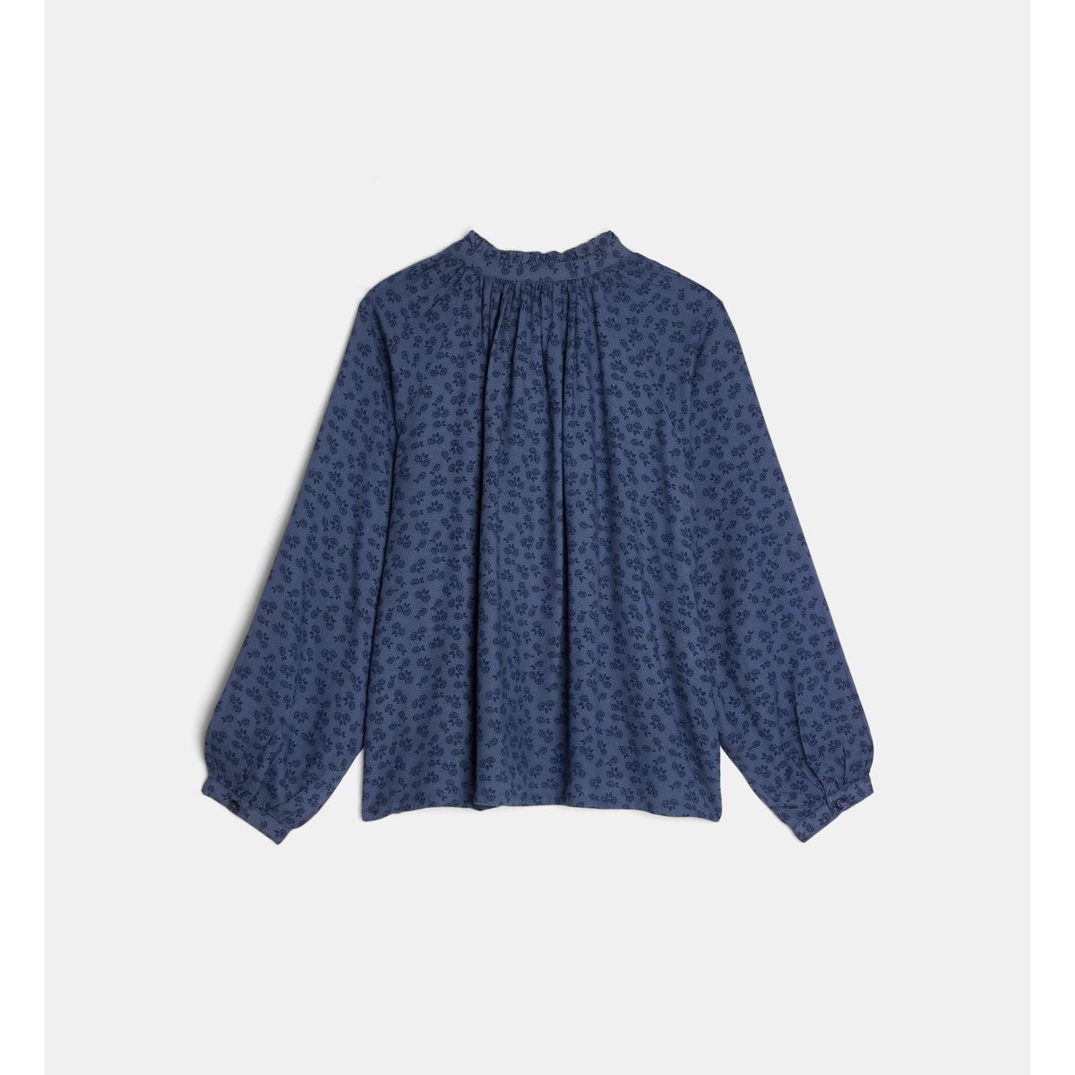 Blouse motif floral tichy bleu marine multicolore, CADET ROUSSELLE