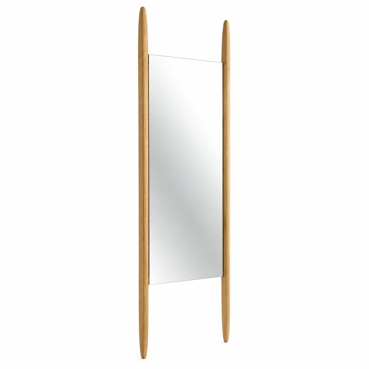 Miroir sur pieds en bois clair - style épuré, 170 cm IENA bois naturel, PIER IMPORT