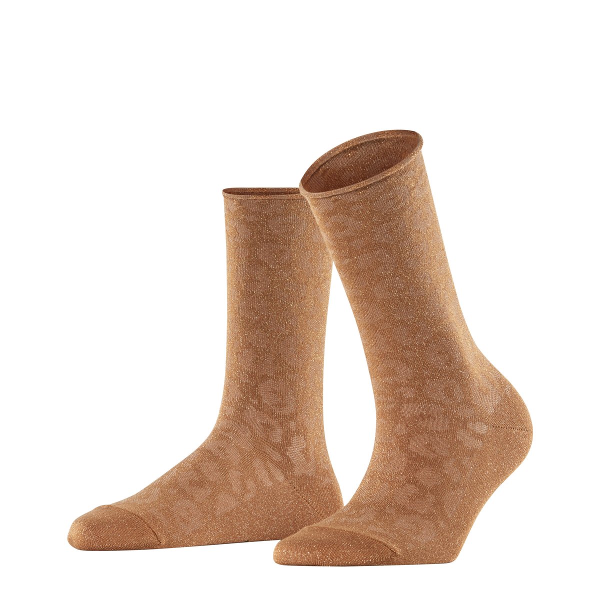 Chaussettes Shiny Special Edition old brass (1220), FALKE