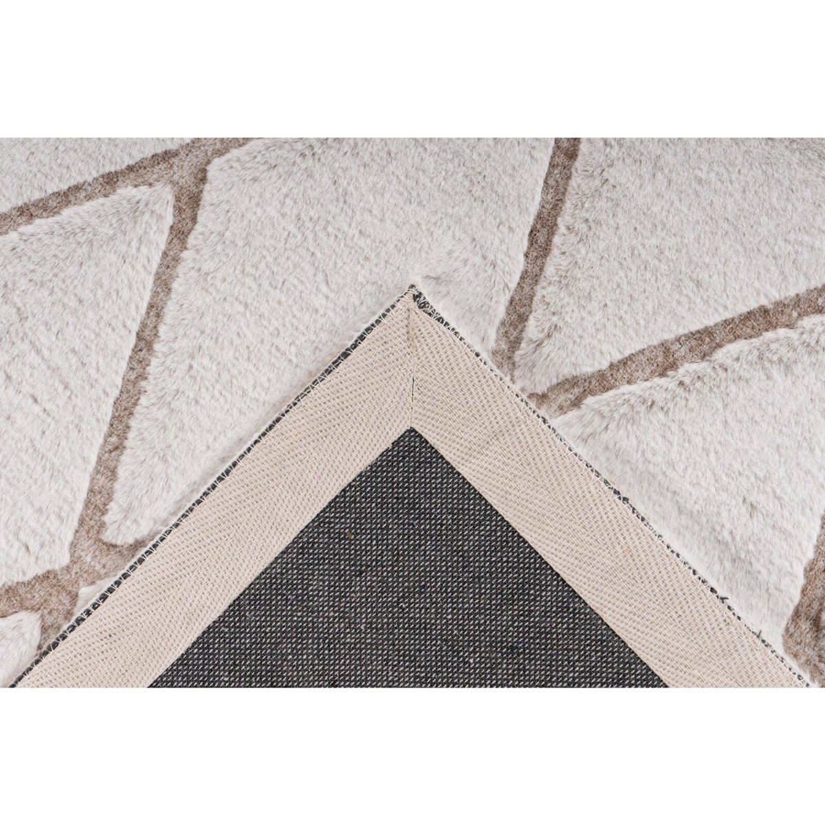 Tapis rectangulaire, VIVICA blanc, taupe, ARTE ESPINA