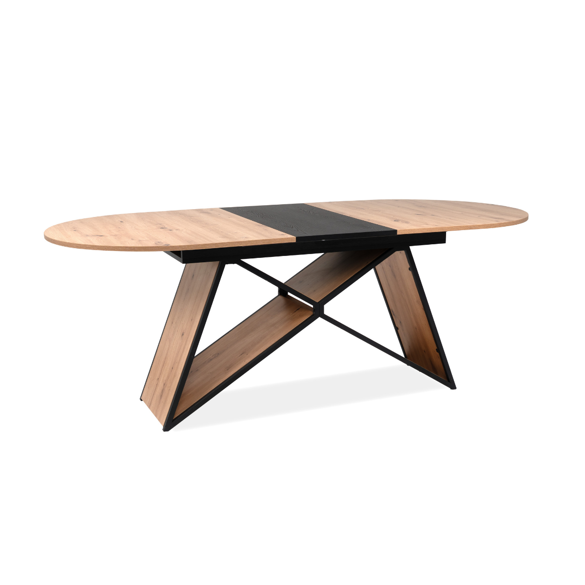 Table à manger extensible TILIA bois clair, CALICOSY