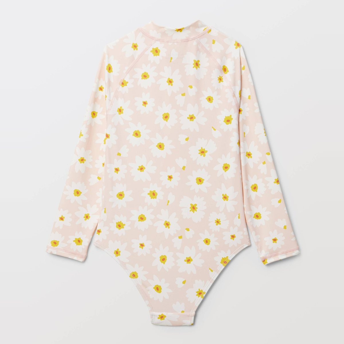 Maillot de bain 1 pièce manches longues anti-UV imprimé poupee, MONOPRIX