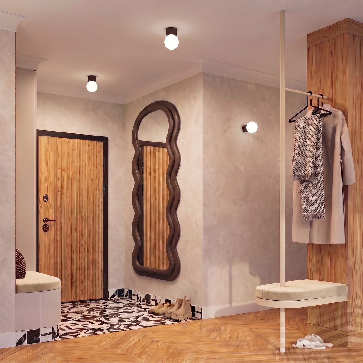 Applique murale Aluminium Brun G9 1 Halo brun, EDEN
