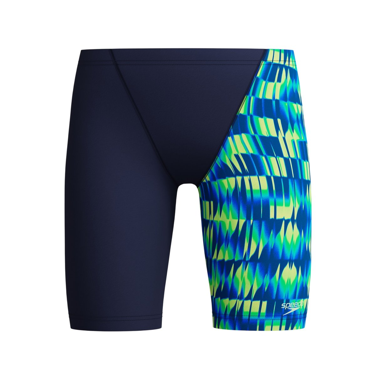Jammer de natation motif/style formes géométriques bleu marine / vert, SPEEDO