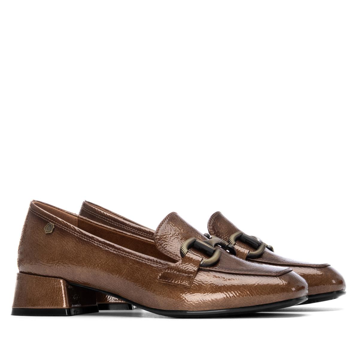 Chaussure Talon Entreprise taupe, CARMELA