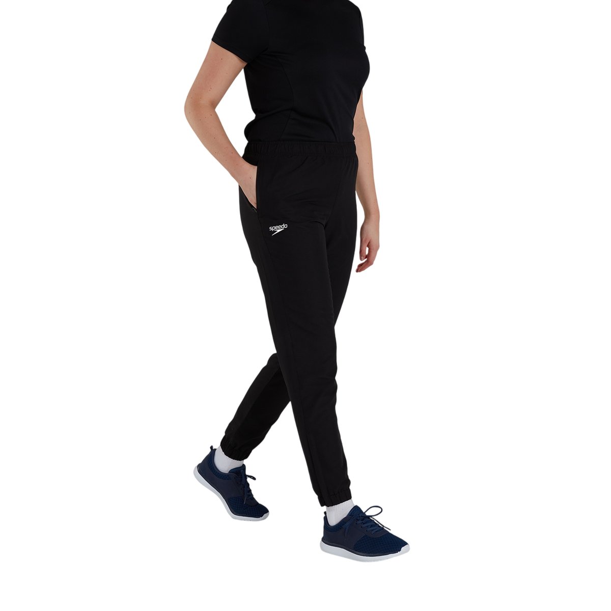Pantalon de survêtement motif/style uni CLUB noir, SPEEDO