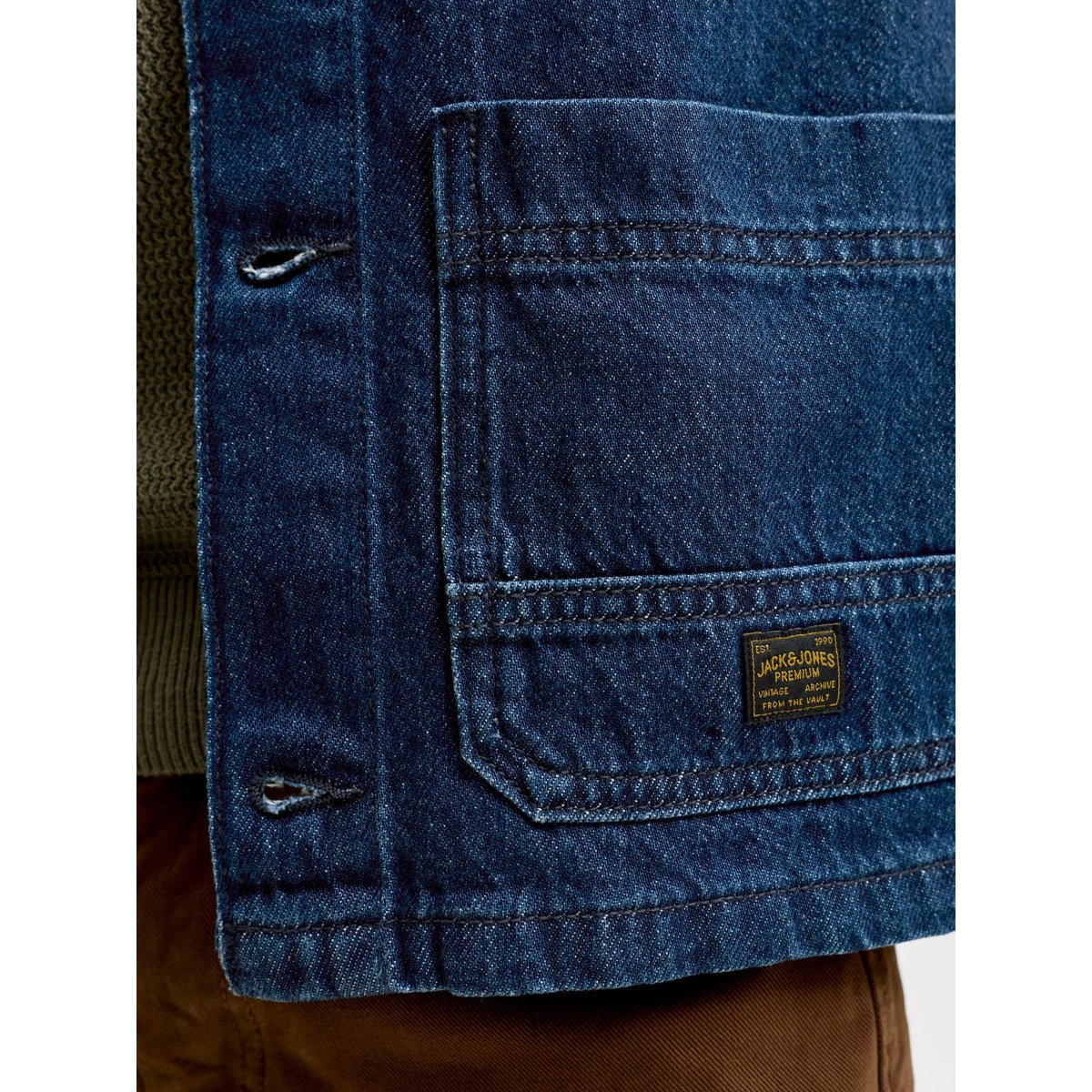 Chemise En Denim blue denim, JACK & JONES JUNIOR