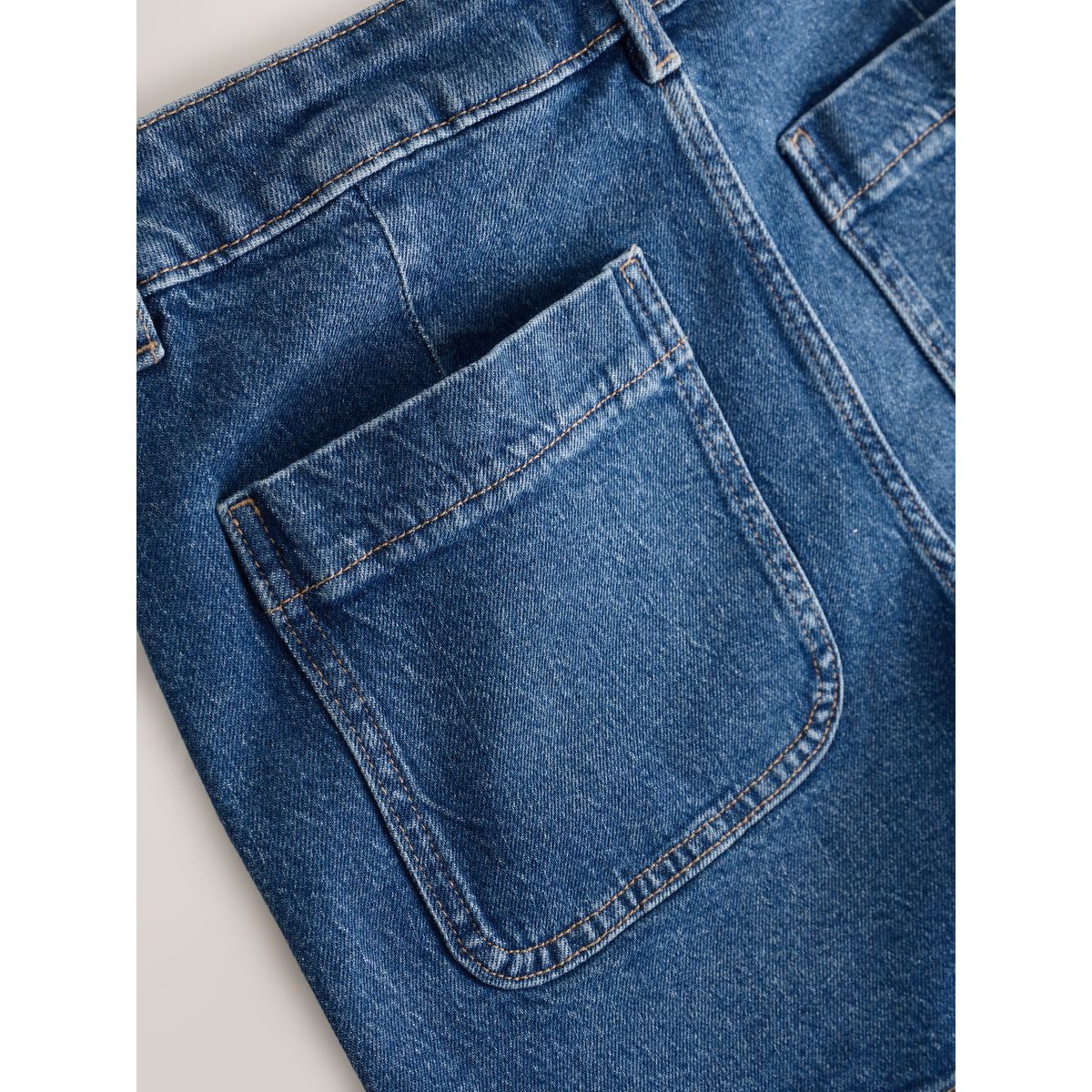Mini-short à poche plaquée bleu foncé, NEXT