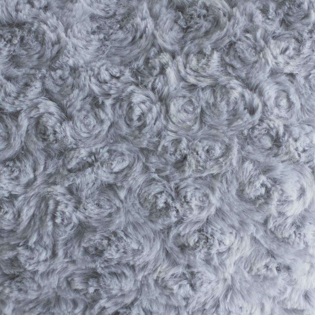 Coussin forme coeur BOUCLETTE gris, ATMOSPHERA
