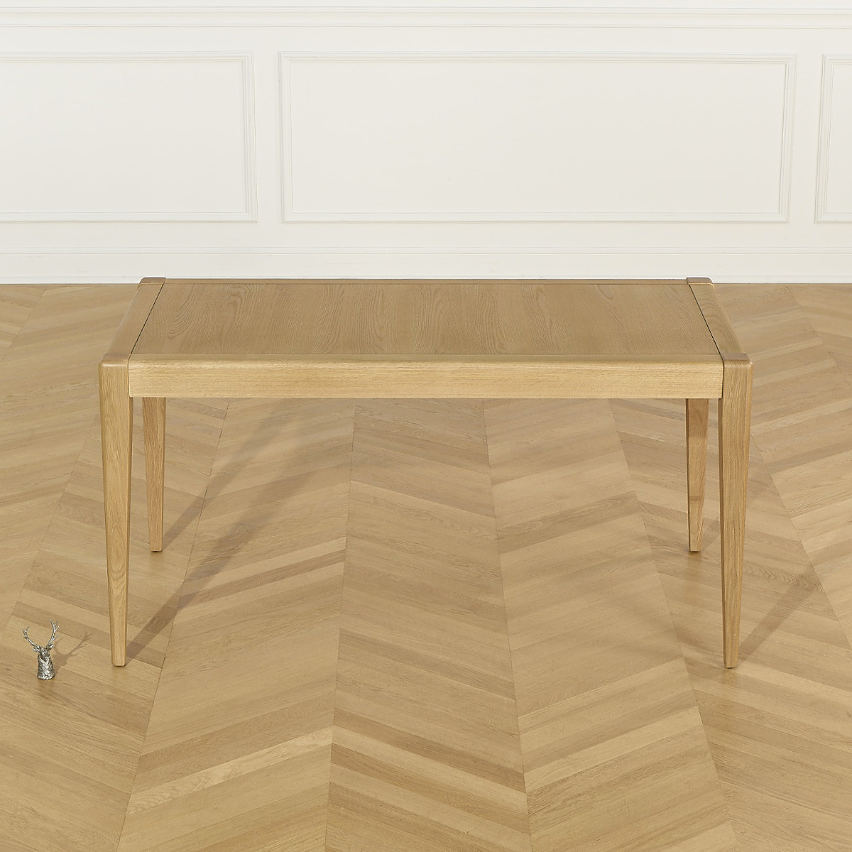 Table extensible en chêne, 6 couverts TENNESSEE beige, ROBIN DES BOIS