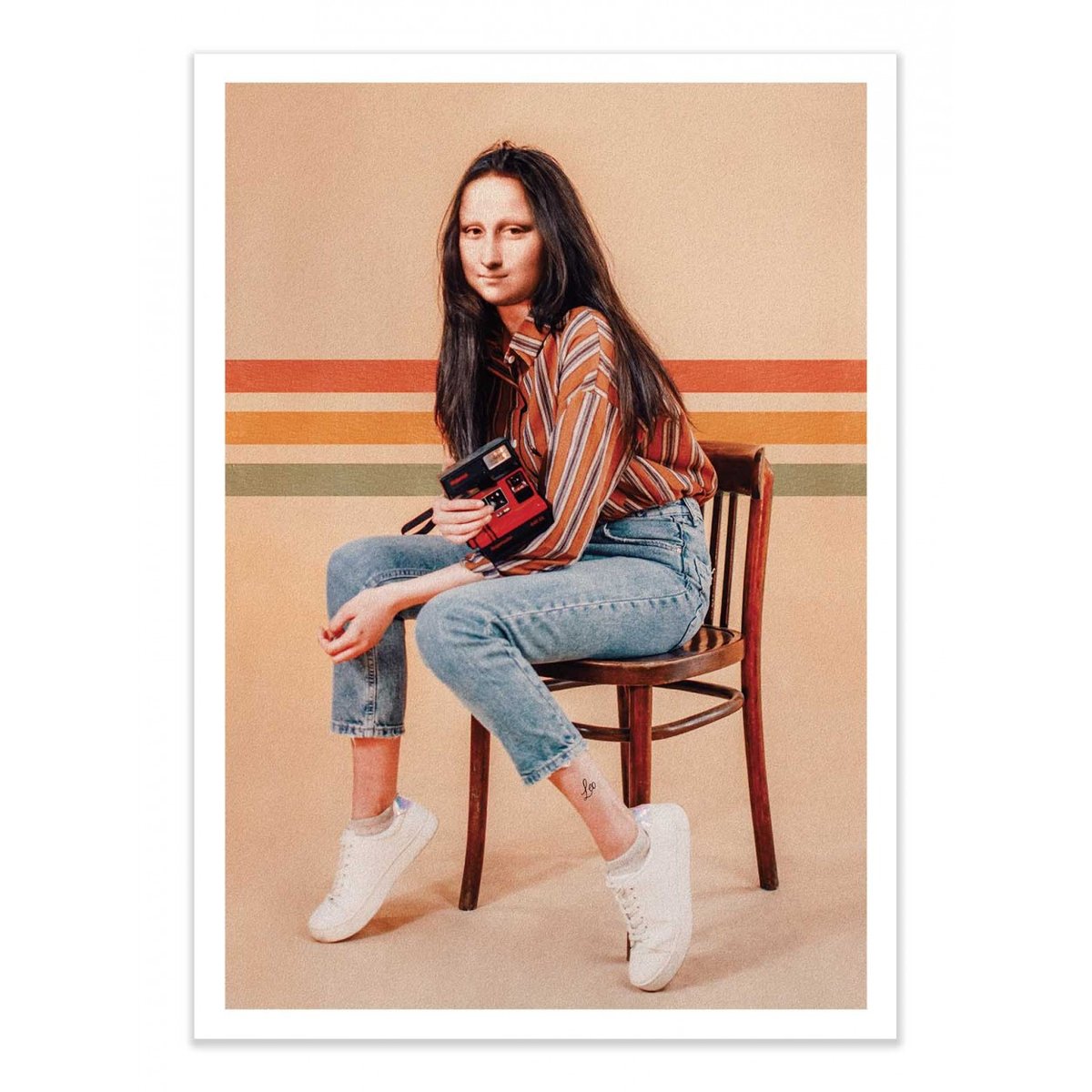 Affiche d'art - Retro Mona - Jonas Loose affiche d'art, WALL EDITIONS
