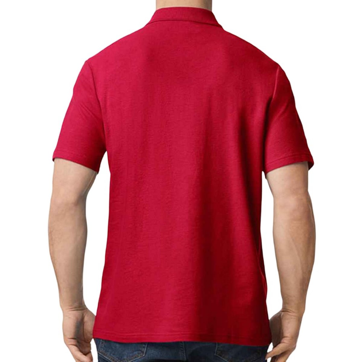 Polo SOFTSTYLE rouge cerise, GILDAN