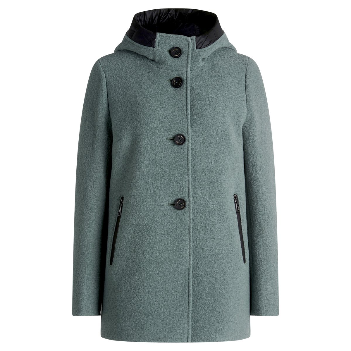 Veste en laine à capuche stormy sea, GIL BRET