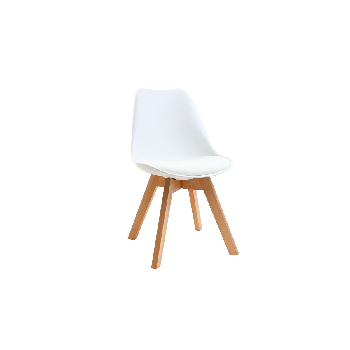 Chaises scandinaves (lot de 4) PAULINE blanc, MILIBOO