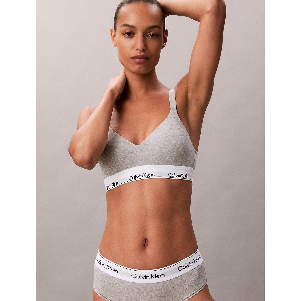 Bralette ICON COTTON MODAL grigio, CALVIN KLEIN UNDERWEAR