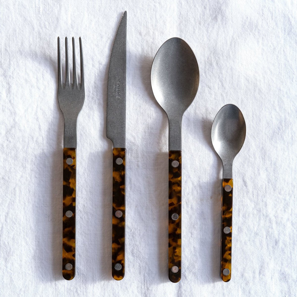 Fourchette de table, Bistrot Vintage effet écaille, SABRE