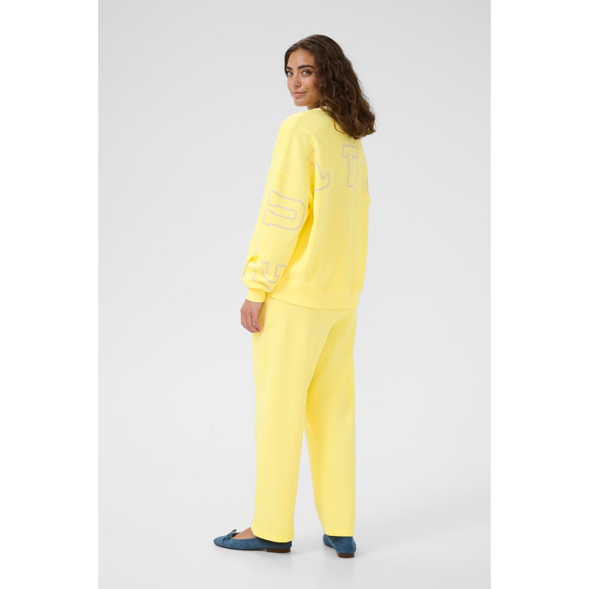 Sweatshirt jaune lemon meringue, CULTURE