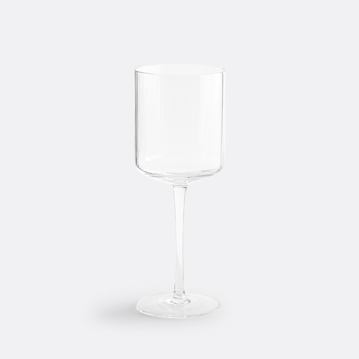 Lot de 6 verres à vin en verre strié, Stria transparent, LA REDOUTE INTERIEURS