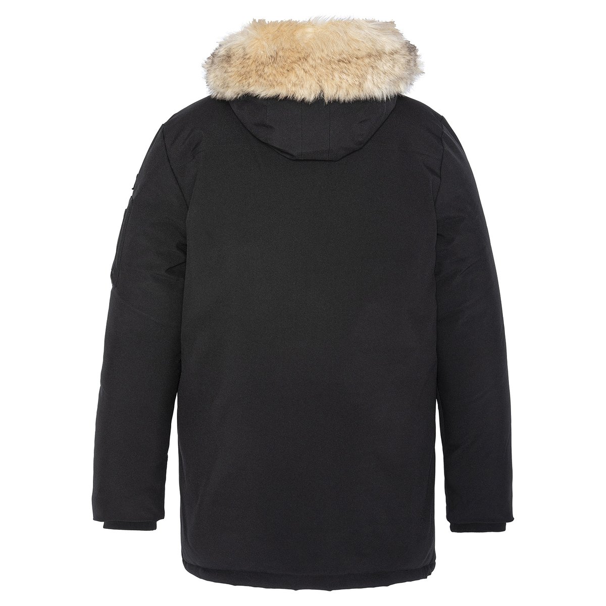 Parka d'hiver anthracite à capuche noir, SCHOTT