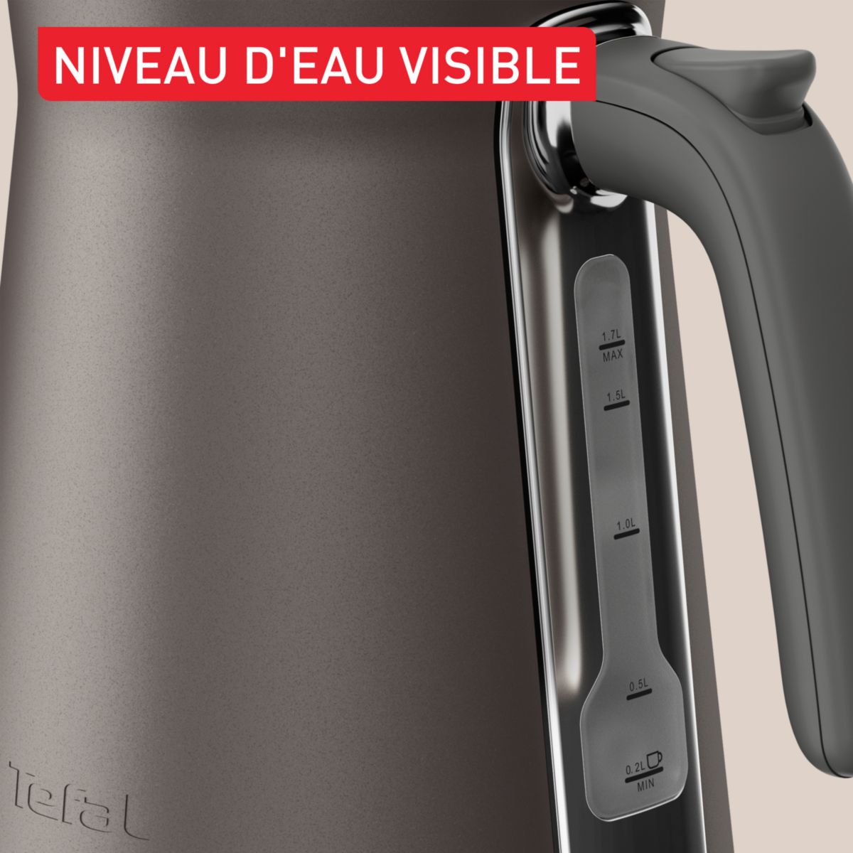 Bouilloire Collection KI666EE0 couleur unique, TEFAL