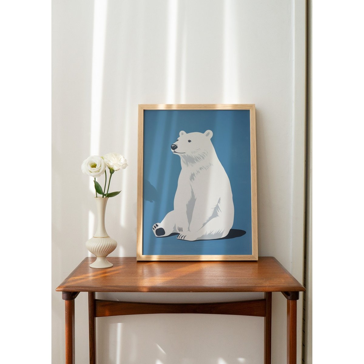 Affiche Ours polaire blanc, L'AFFICHERIE