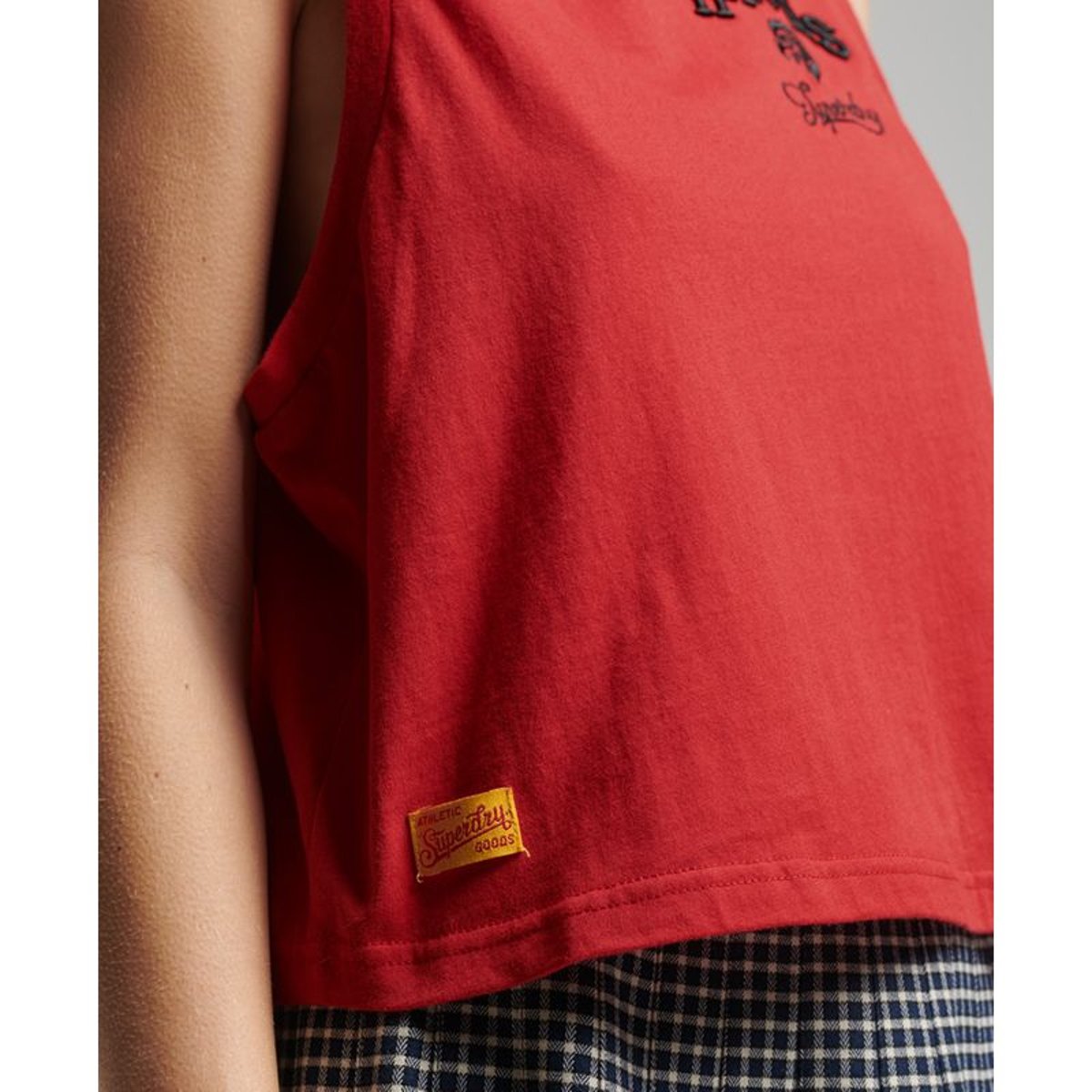 Débardeur Collegiate Vintage rouge rebelle, SUPERDRY
