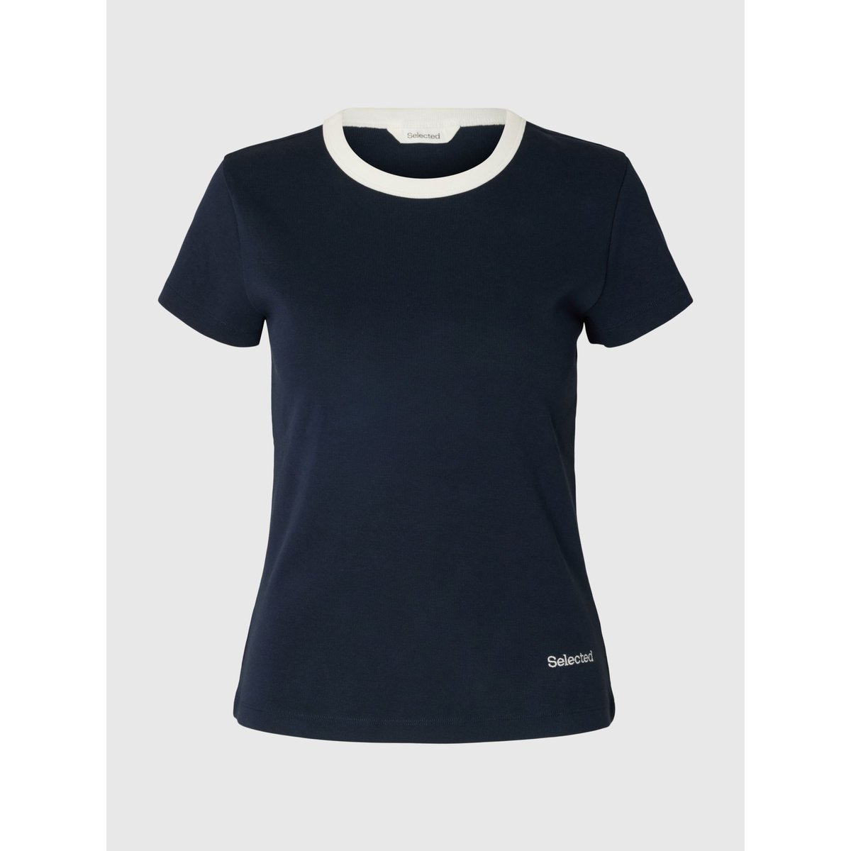 T-Shirt dark sapphire, SELECTED