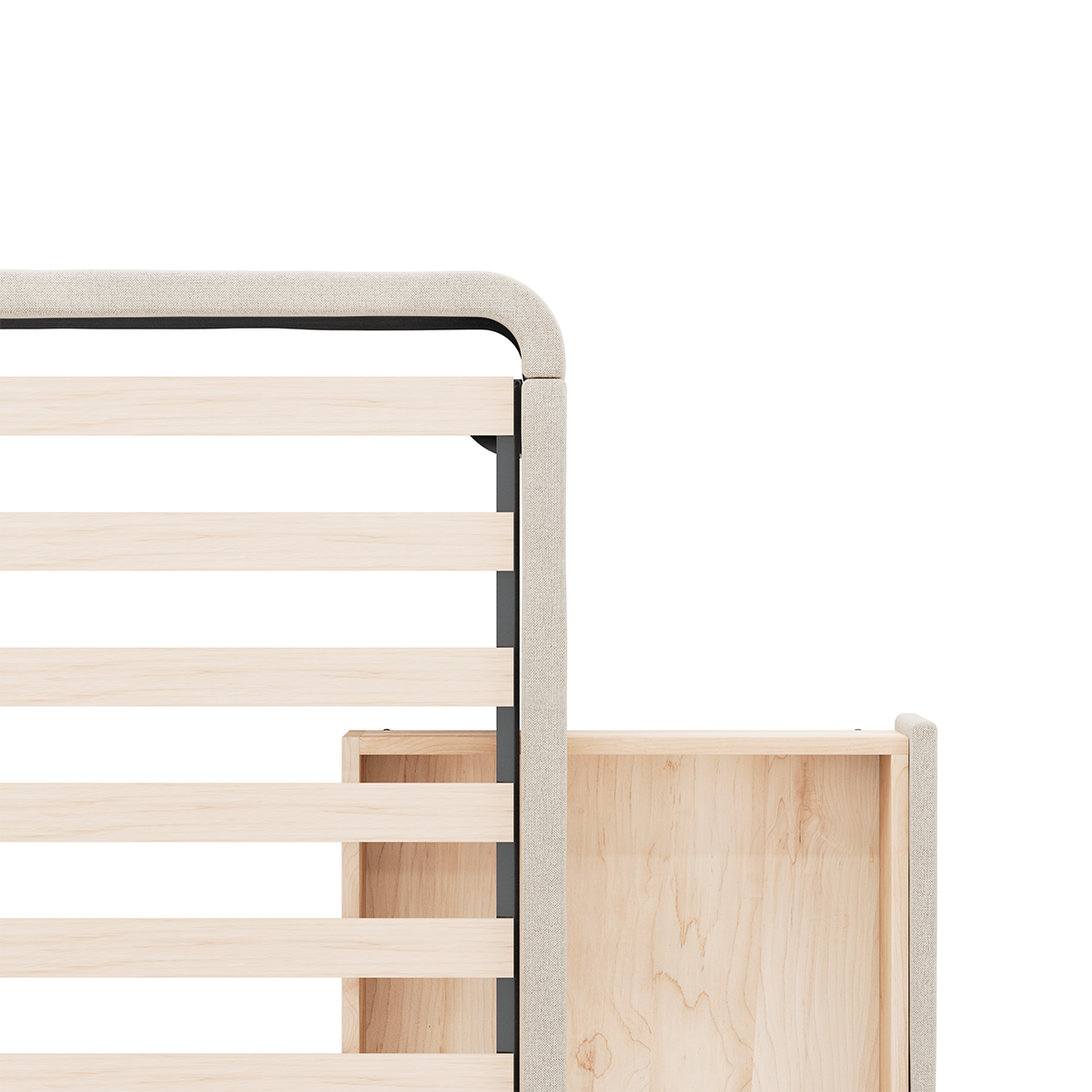 Sommier 3 tiroirs Nova beige, SLOME