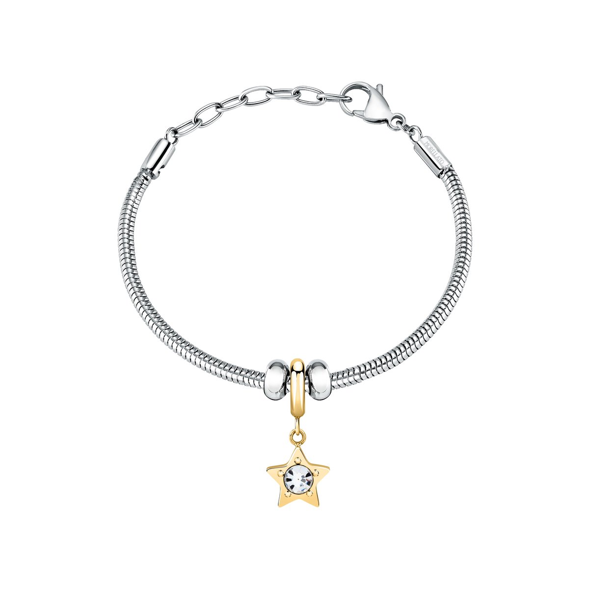Bracelet DROPS stainless steel,yellow gold, MORELLATO