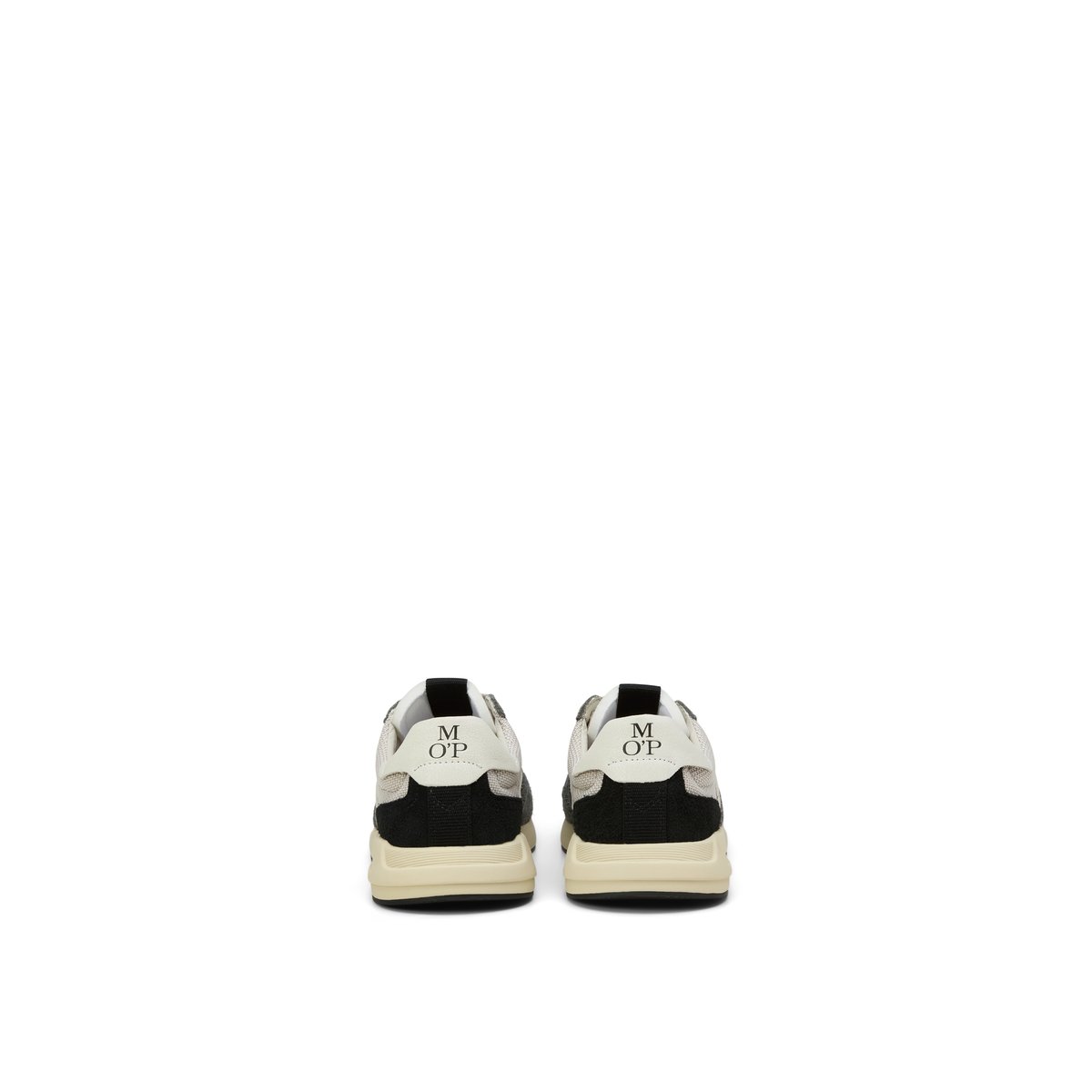Sneaker modèle Josef en mesh et cuir velours gris, MARC O'POLO