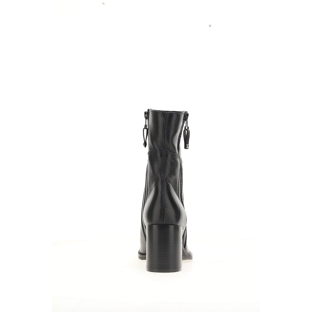 Bottines en cuir ultra souple noir, MJUS