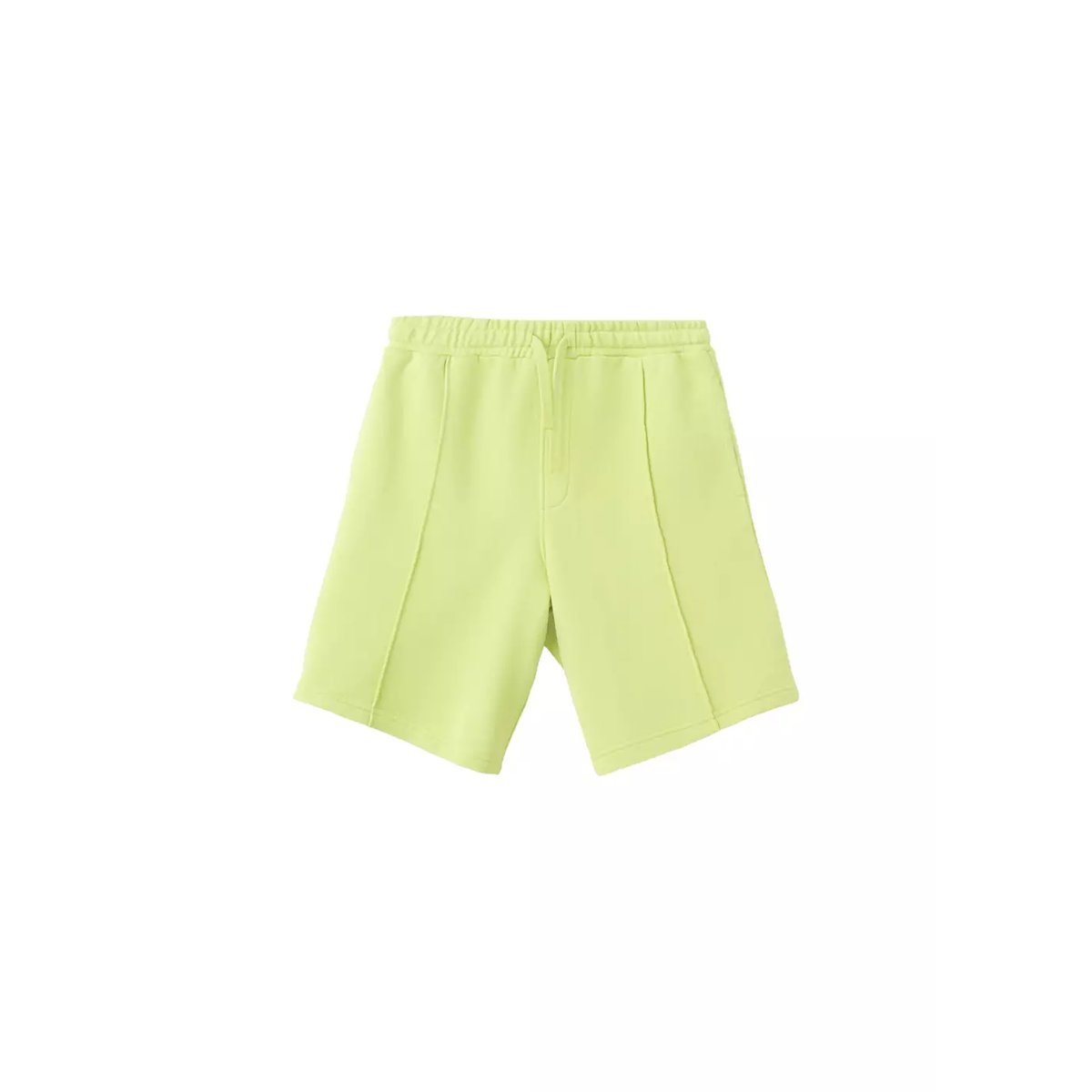 Bermuda en coton relaxed-fit citron vert, MANGO KIDS