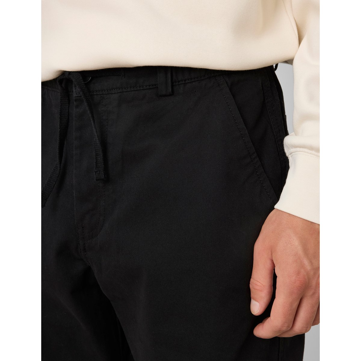 Pantalon jogger relaxed noir, BZB