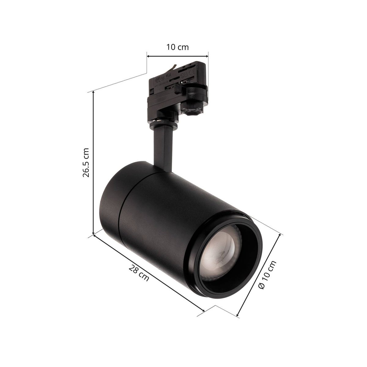 Plafonnier en aluminium moderneLED, Nanna noir (ral 9005), ARCCHIO