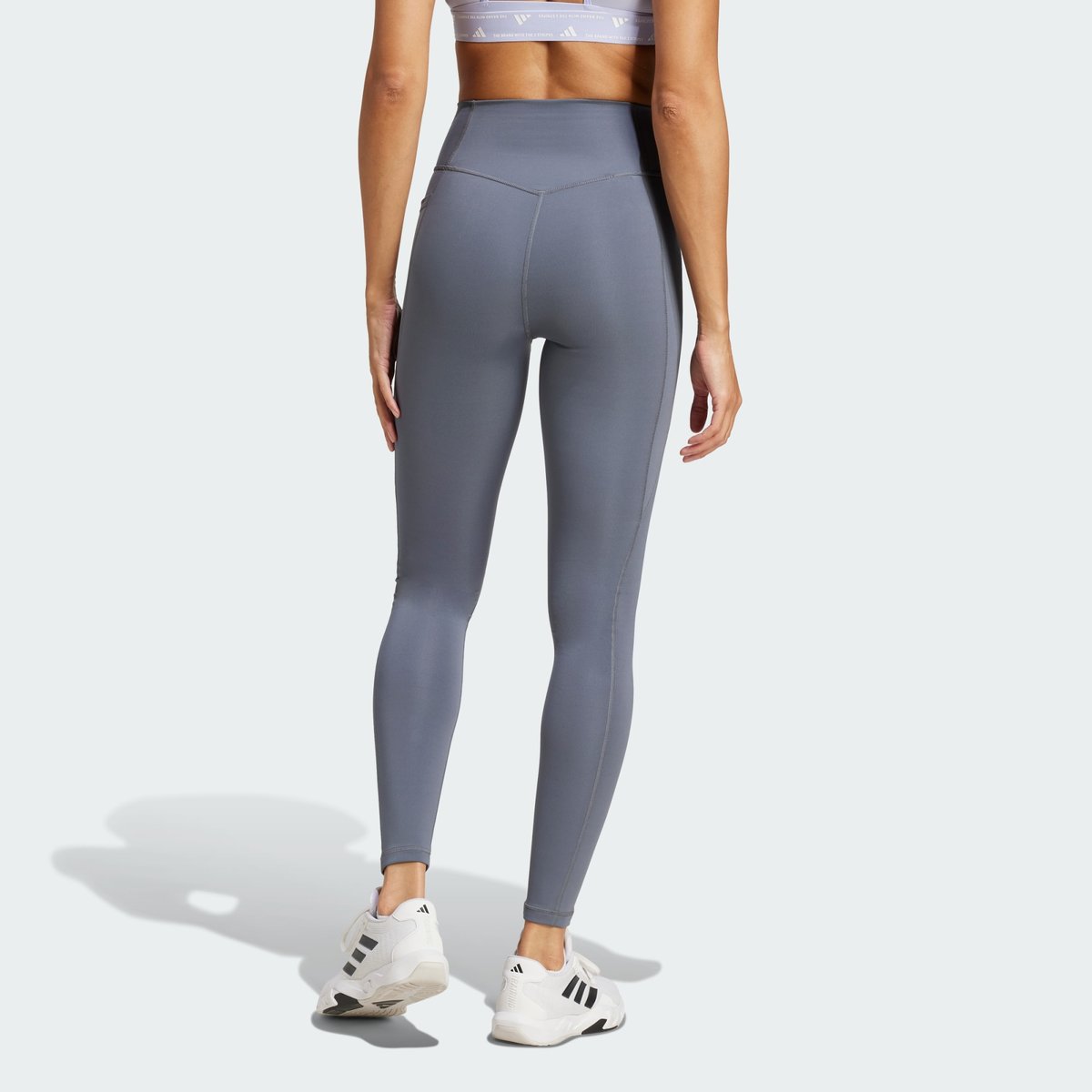 Legging taille haute onix / white, adidas Performance