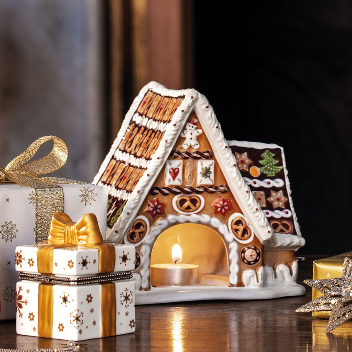 Maison Pain D'épices Av. Boîte À Musique CHRISTMAS TOYS multicolore, VILLEROY & BOCH