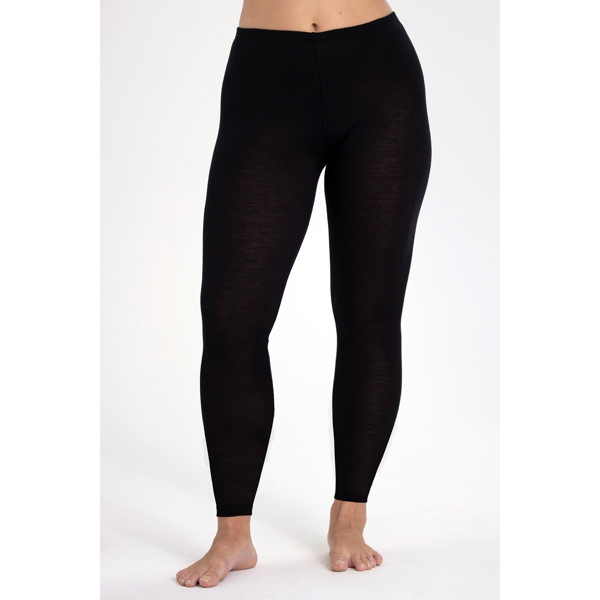Leggings Warm & Cozy En Laine Mérinos noir, MISS MARY OF SWEDEN