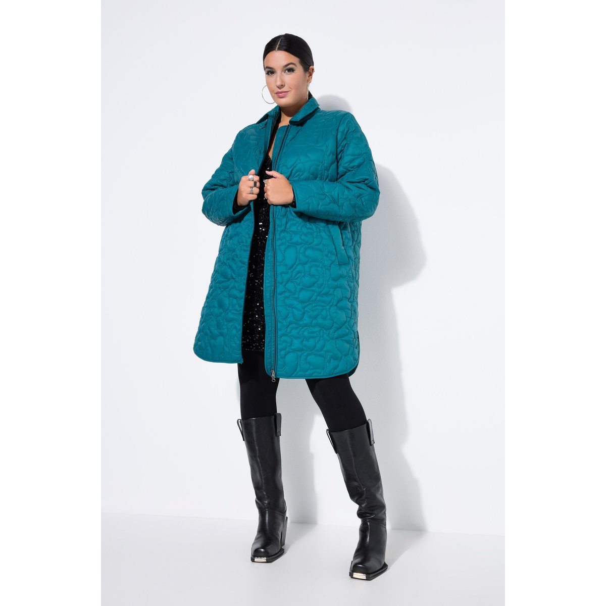 Manteau matelassé pétrol, STUDIO UNTOLD