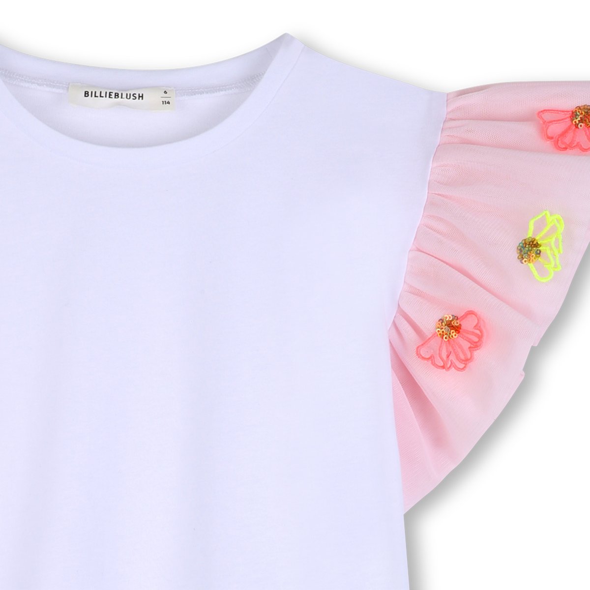 Tee-shirt manches courtes blanc, BILLIEBLUSH