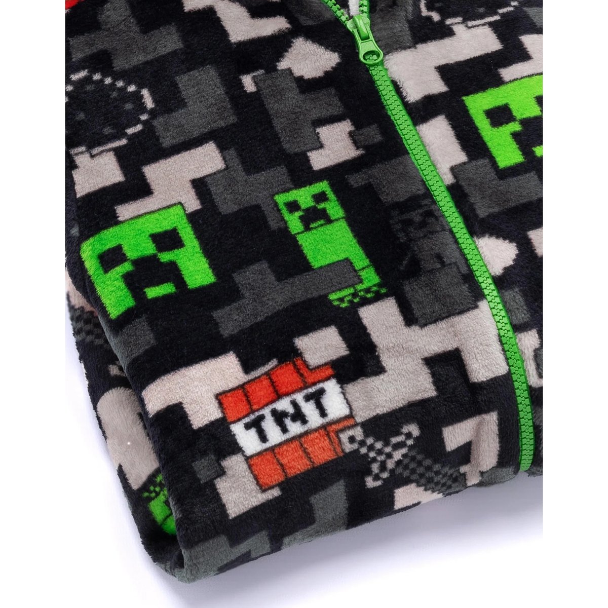 Grenouillère noir / vert, MINECRAFT