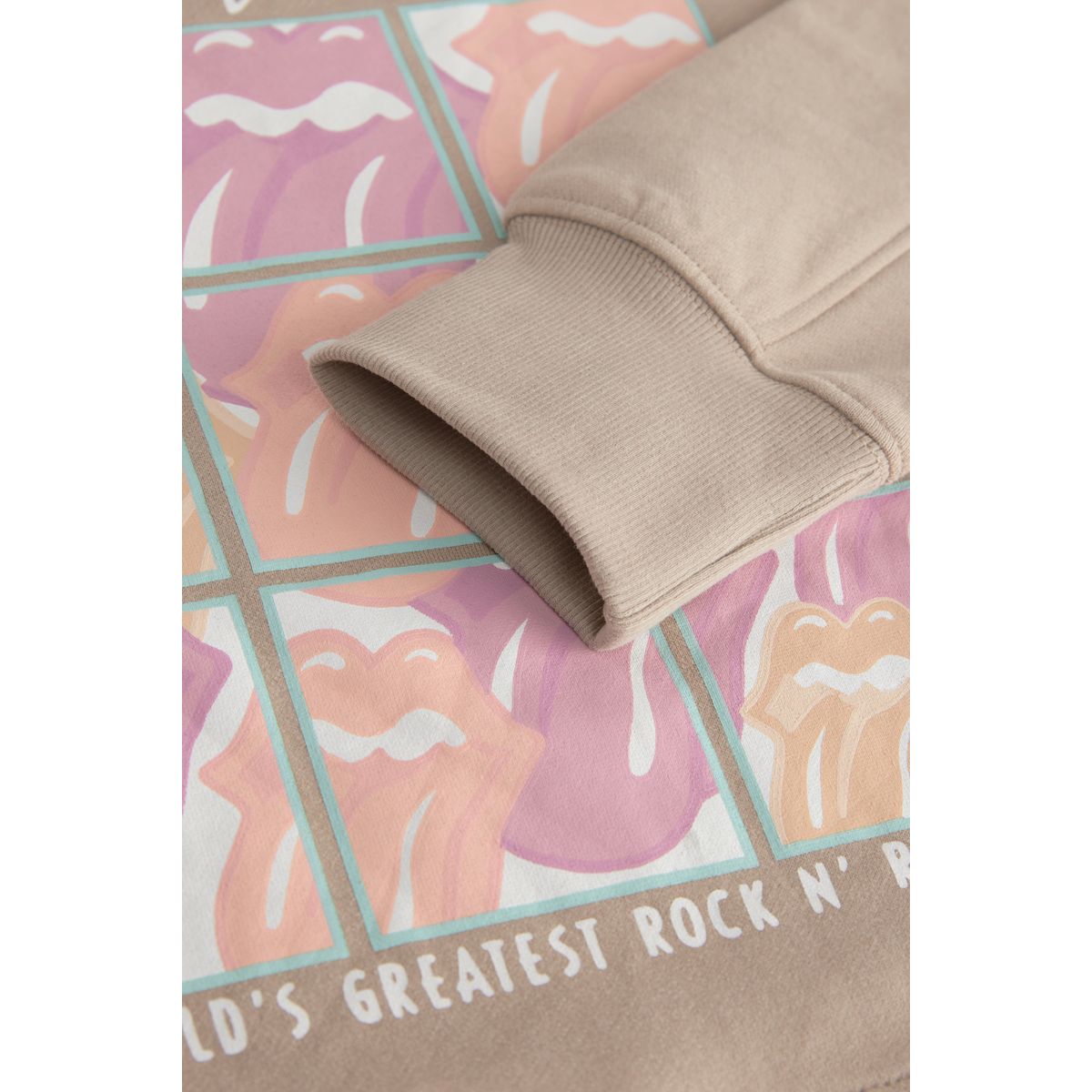 Sweat épais ultra doux rolling stones neutre/pastels, NEXT