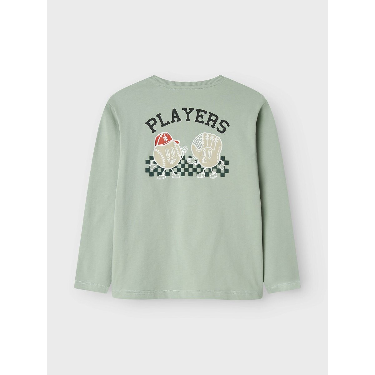 T-shirt manches longues vert, NAME IT