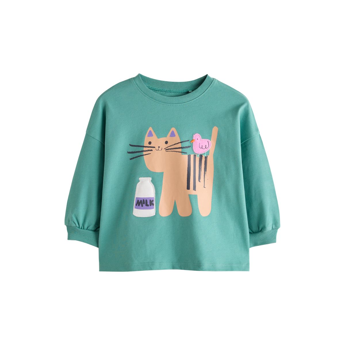 T-shirt à manches longues, lot de 4 personnage de canard vert, NEXT