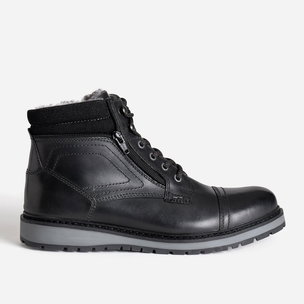 Boots en cuir BRYCE noir, ERAM