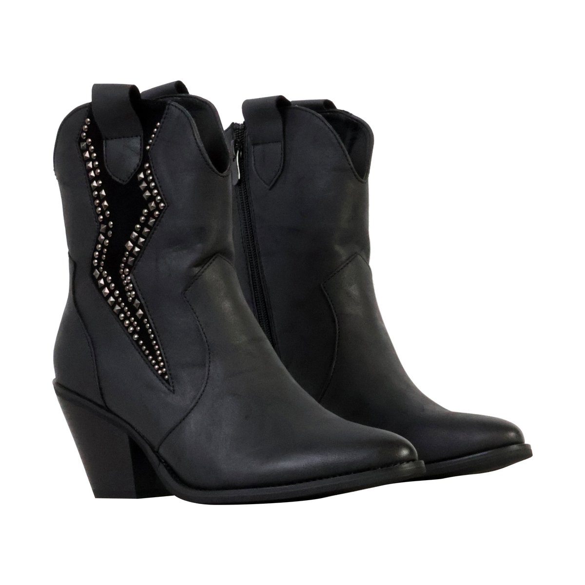 Bottines à Zip noir, ENZA NUCCI