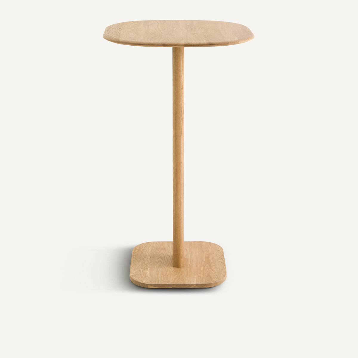 Table bistrot haute, avec plateau en chêne massif, 2 couverts, MONCEAU chêne naturel, EMMANUEL GALLINA X AM.PM