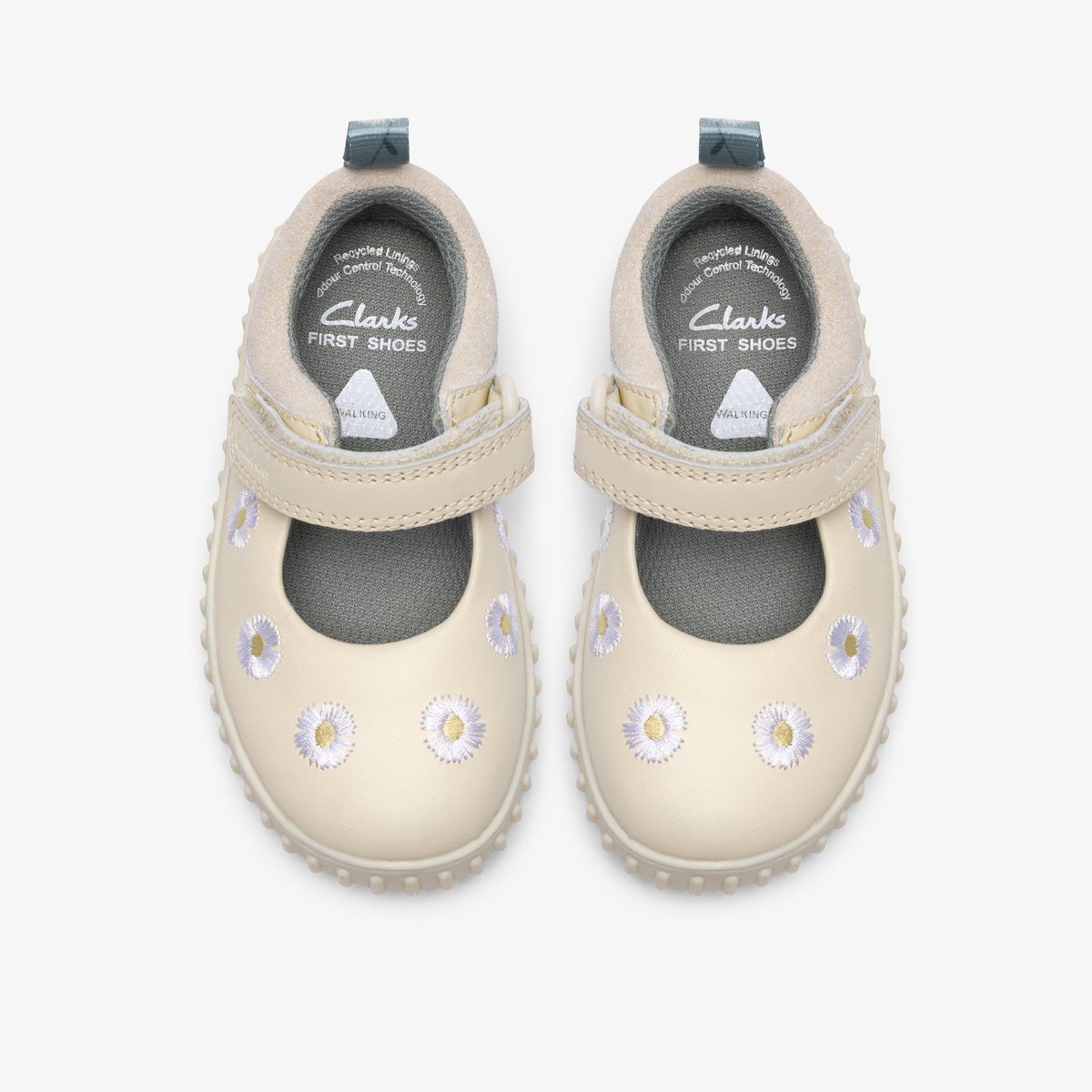 Escarpins Cuir COVER FLOWER T beige, CLARKS