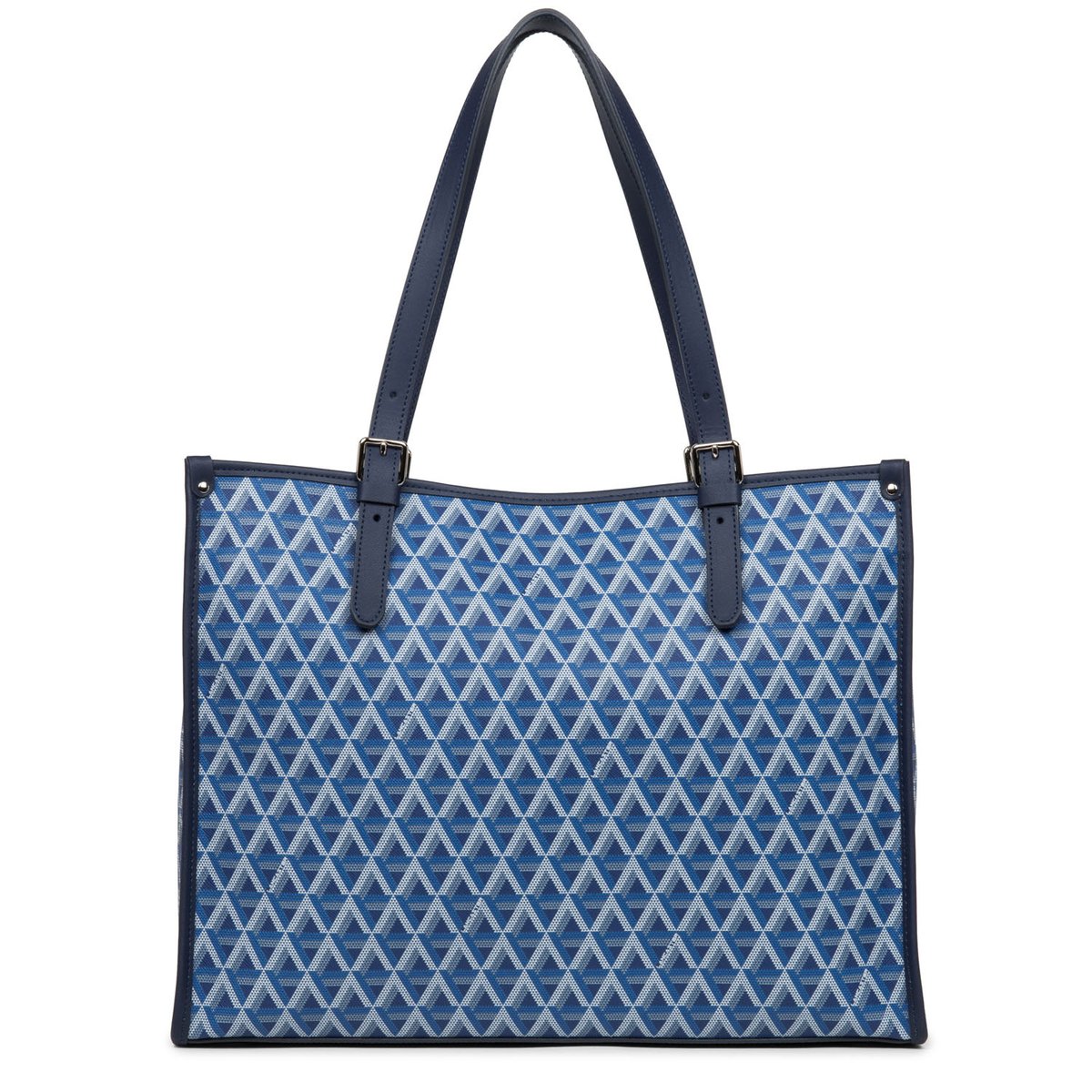 Sac cabas épaule, Made in France IKON bleu électrique, LANCASTER